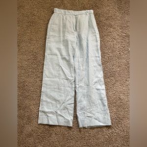 Abercrombie and Fitch light blue linen pants